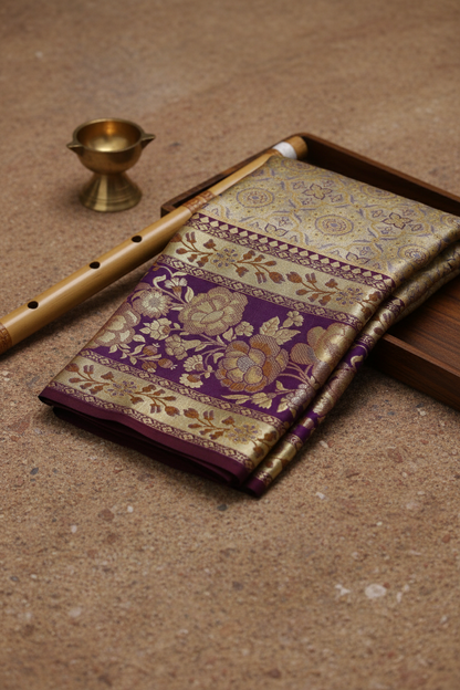 Rich Multi-color Kanchipuram Silk Saree