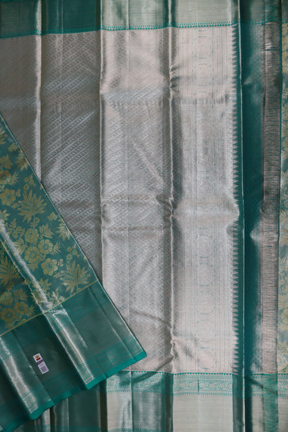 Gorgeous Light Green Kanchipuram Silk Saree - My First Saree