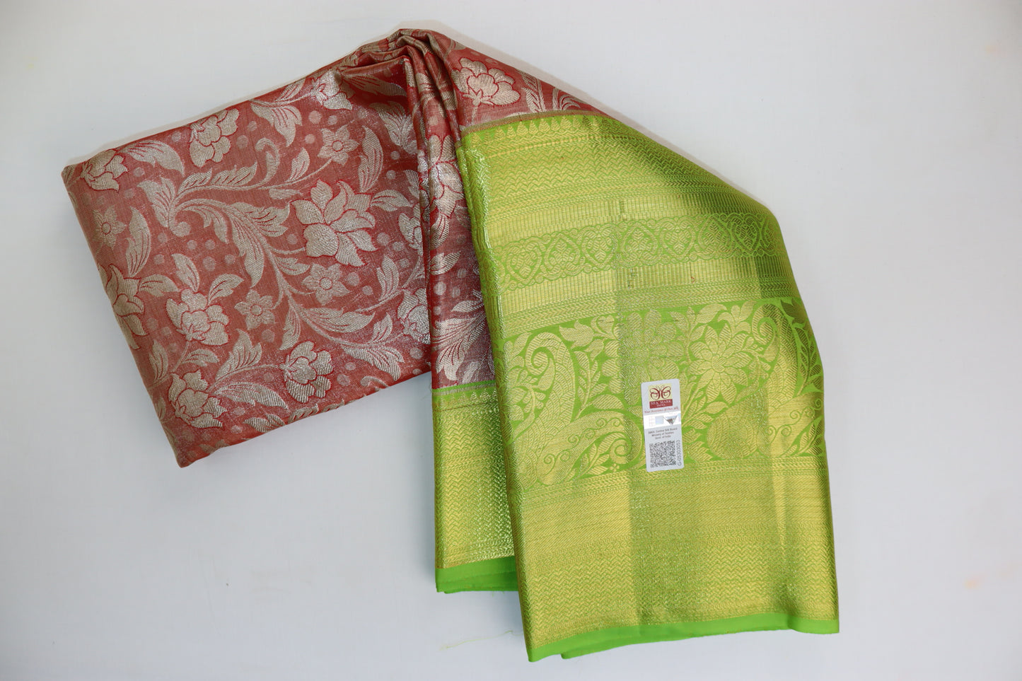 Authentic Pink Kanchipuram Silk Saree