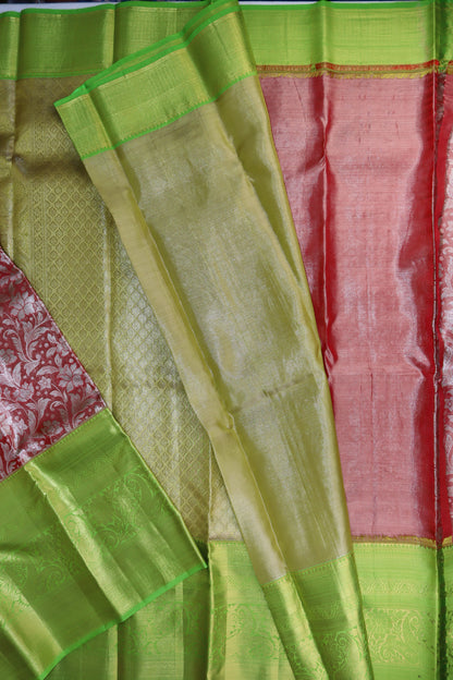 Authentic Pink Kanchipuram Silk Saree