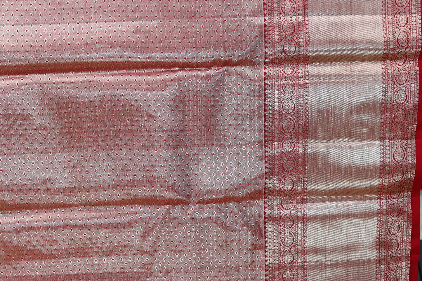 Beautiful Marron Red Kanchipuram Silk Saree