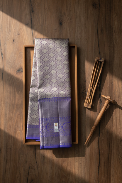 Vibrant Rhino Kanchipuram Silk Saree