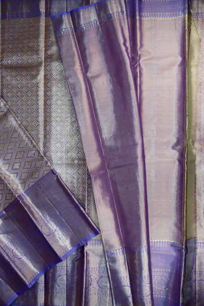 Vibrant Rhino Kanchipuram Silk Saree - My First Saree