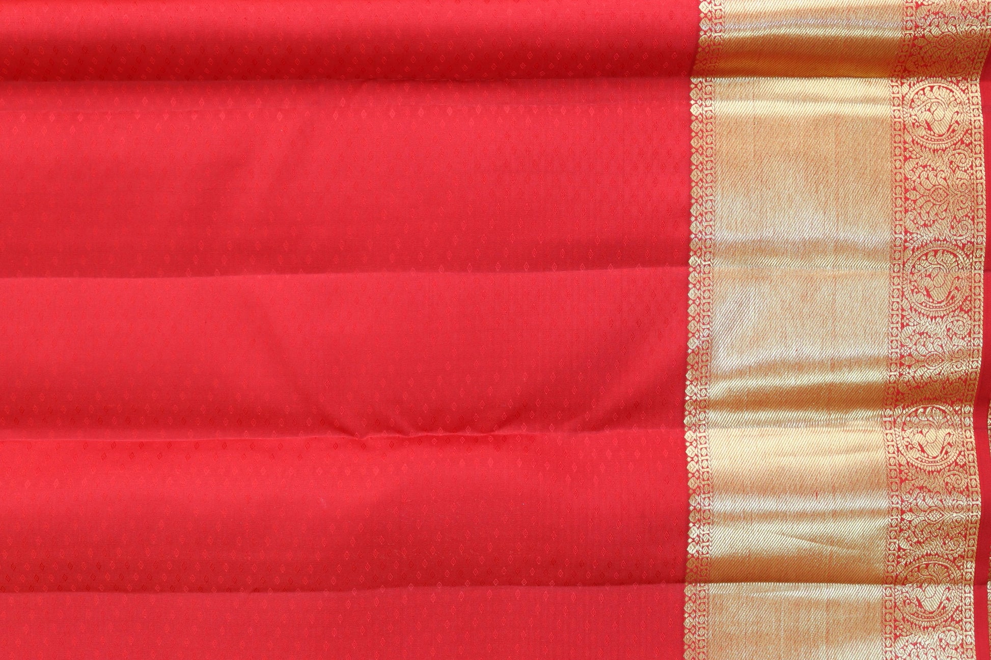 Gorgeous Orange Kanjipuram Saree From Weavers and Best on Online