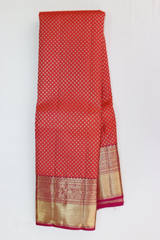 Traditional Red Kanjipuram Saree From Weavers and Best on Online