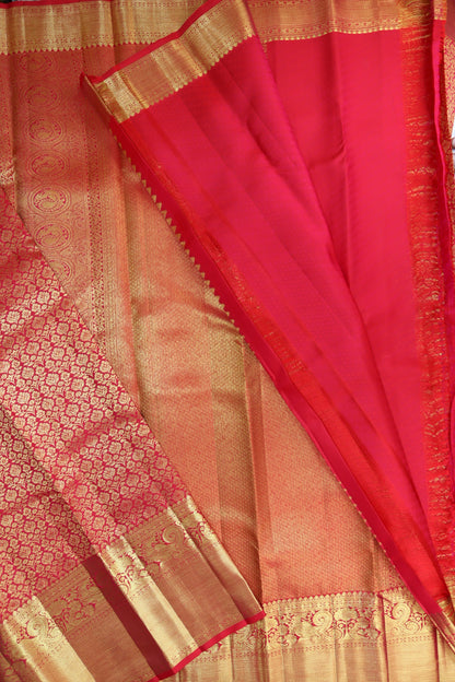 Royal Red Kanjipuram Saree From Weavers and Best on Online