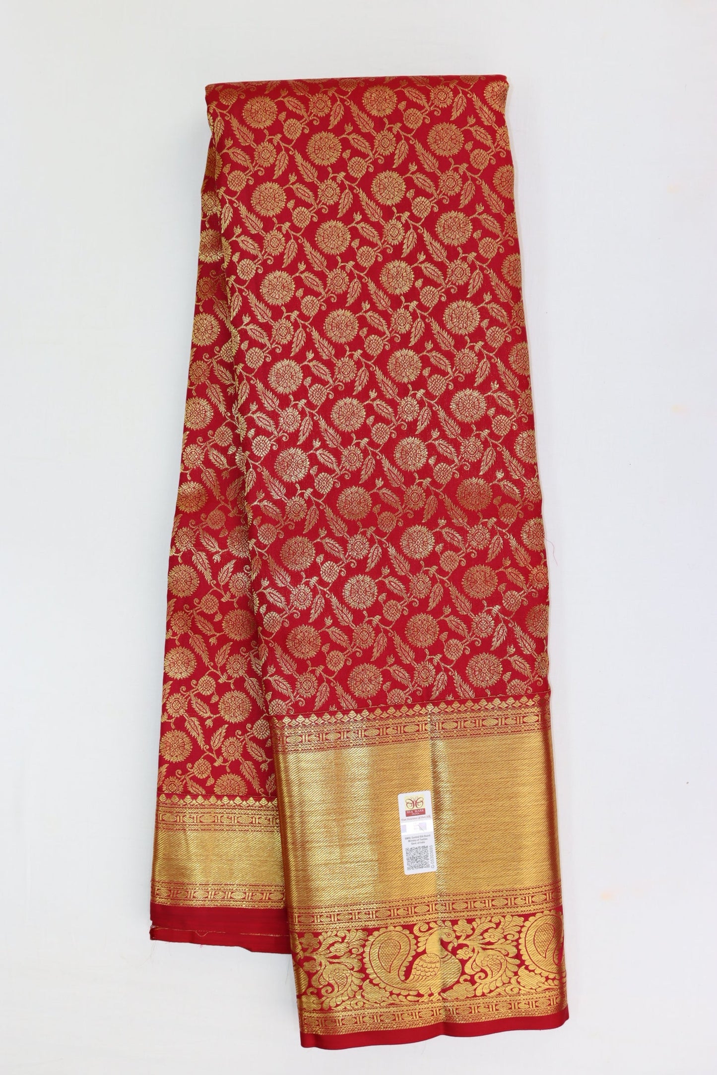 Regal Red Kanjipuram Saree From Weavers and Best on Online