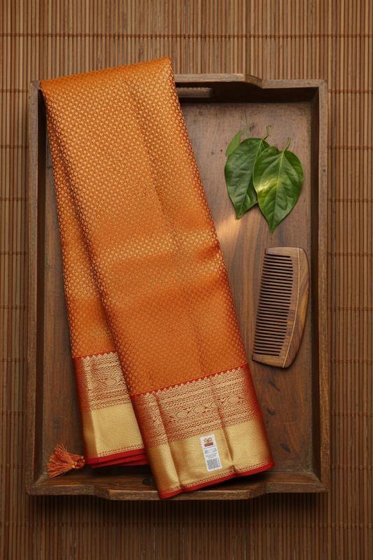 Classic Yellow Kanjipuram Saree