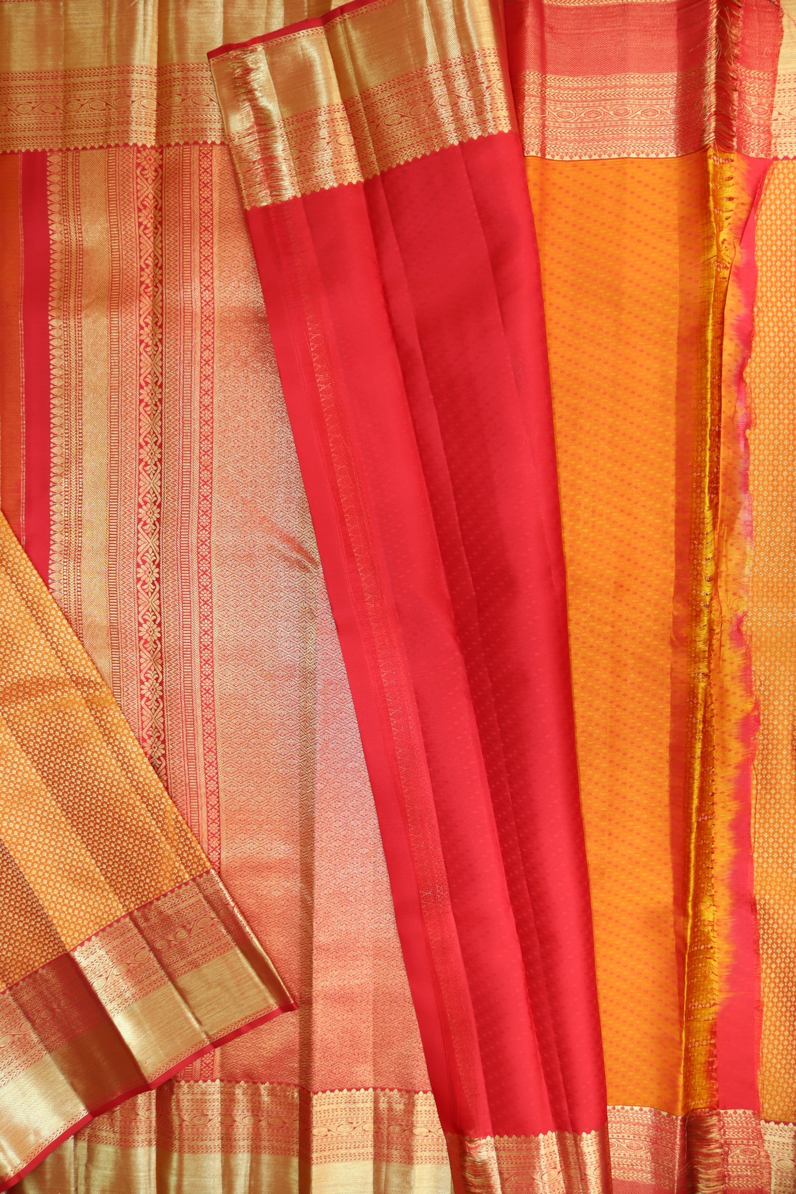 Classic Yellow Kanjipuram Saree From Weavers and Best on Online