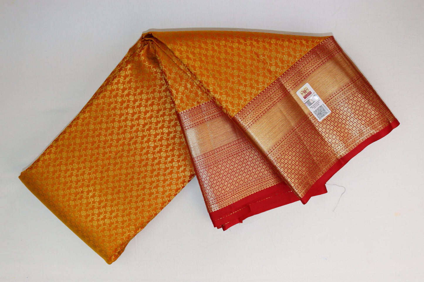 Rich Yellow Kanjipuram Saree From Weavers and Best on Online