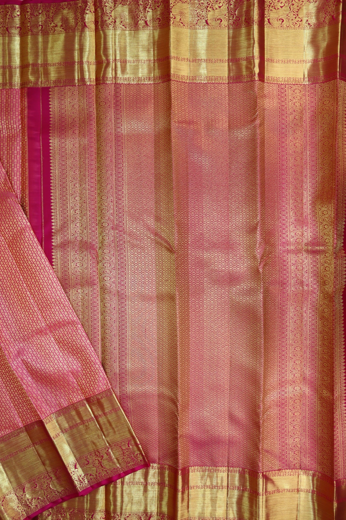 Timeless Pink Kanjipuram Saree From Weavers and Best on Online