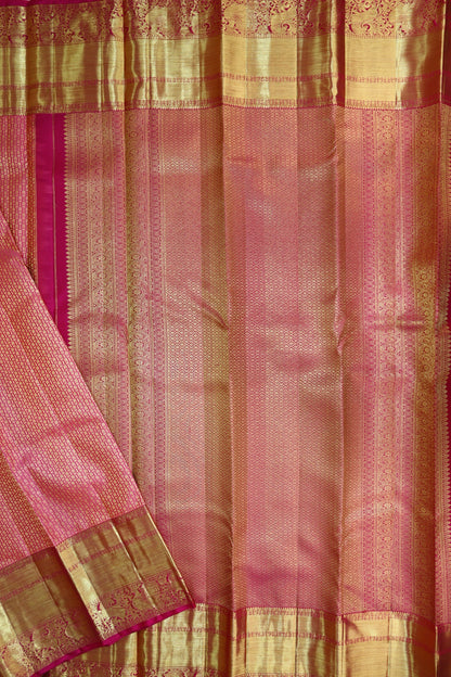 Timeless Pink Kanjipuram Saree From Weavers and Best on Online