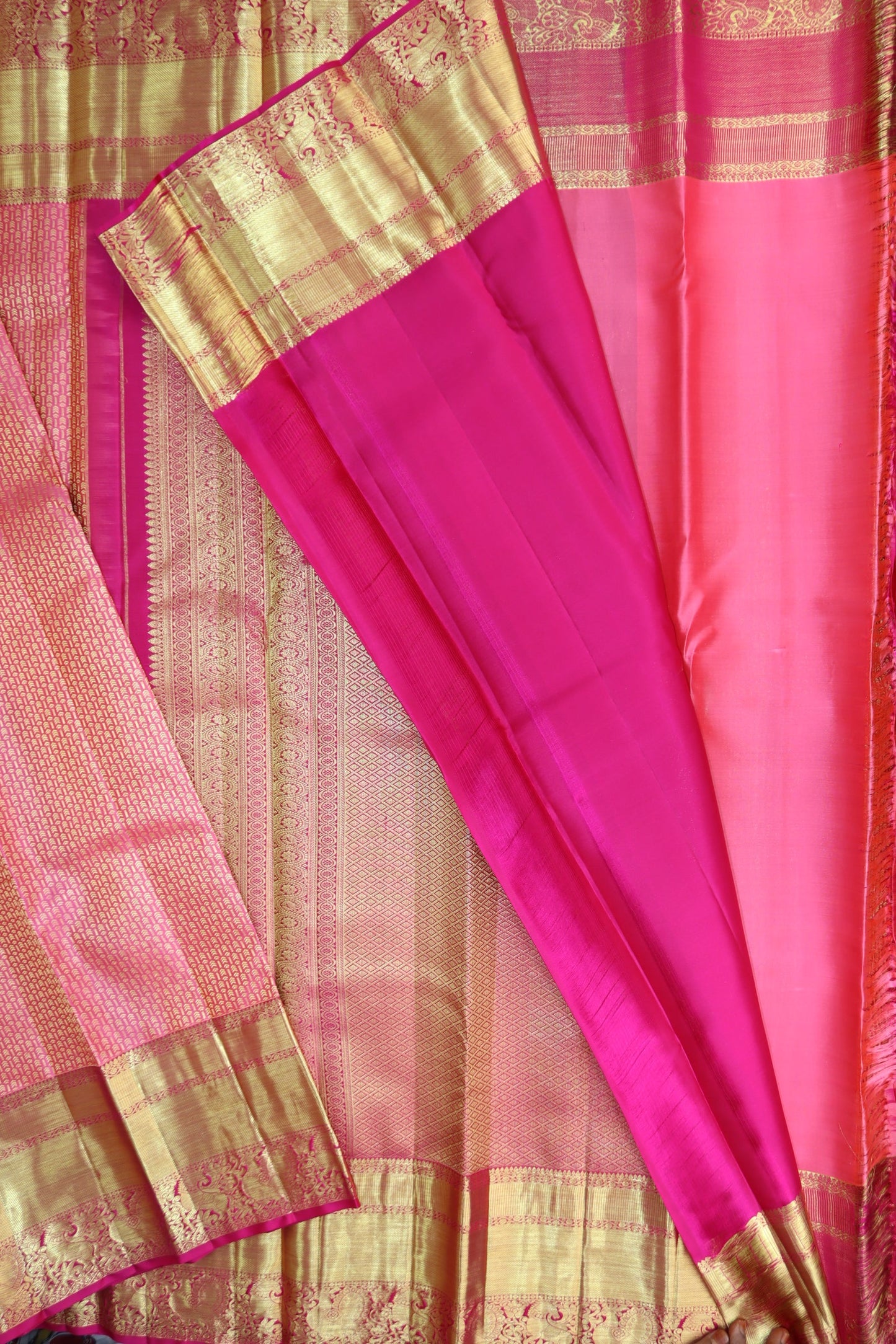 Timeless Pink Kanjipuram Saree From Weavers and Best on Online