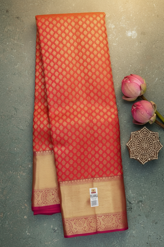 Mesmerizing Red Kanjipuram Saree