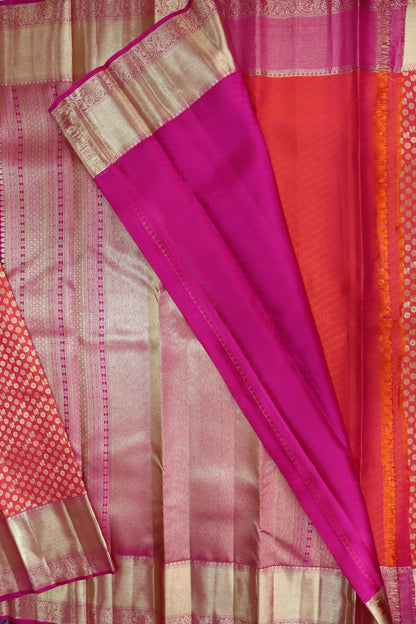 Graceful Red Kanjipuram Saree From Weavers and Best on Online