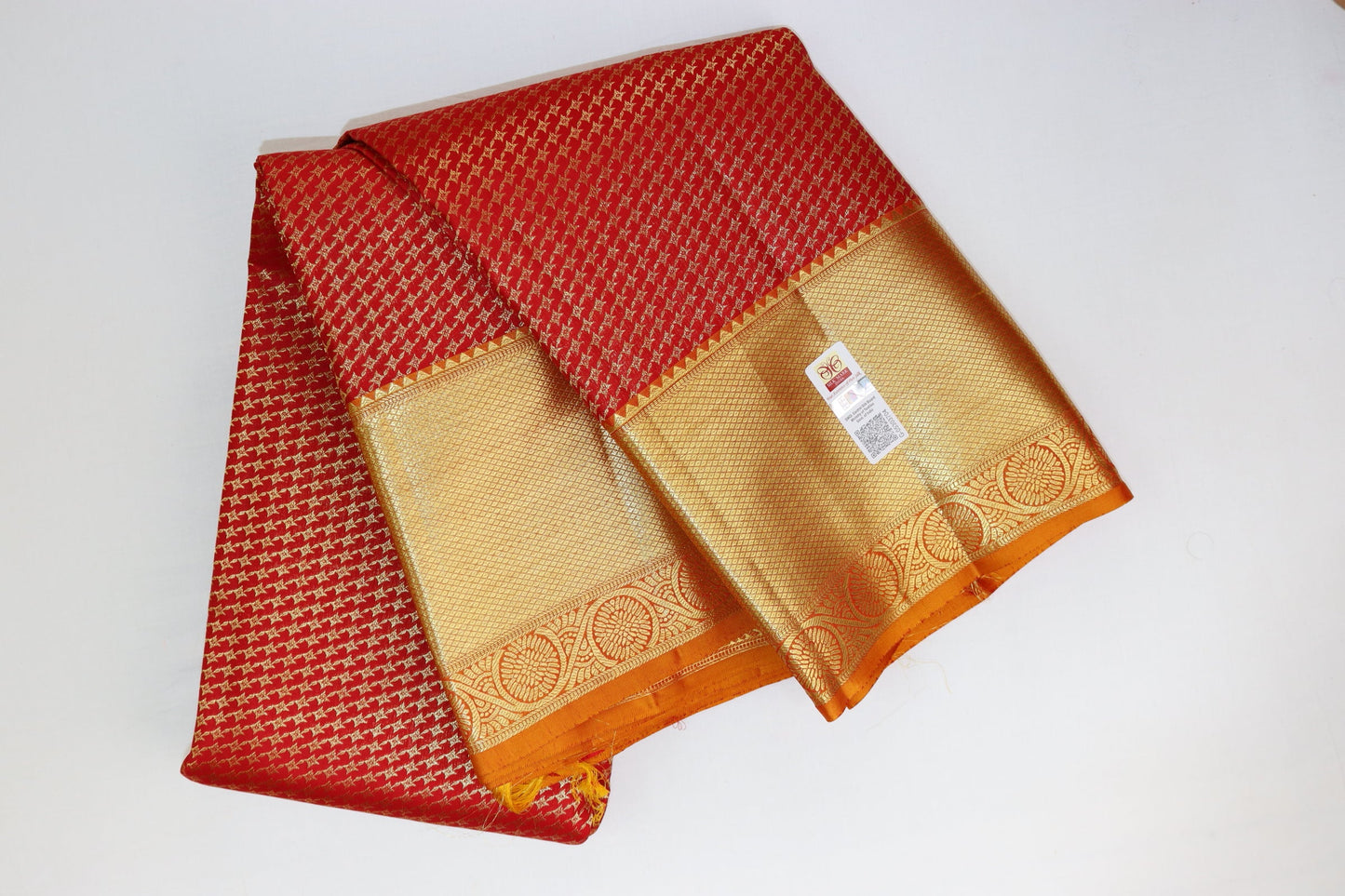 Traditional Red Kanjipuram Saree From Weavers and Best on Online