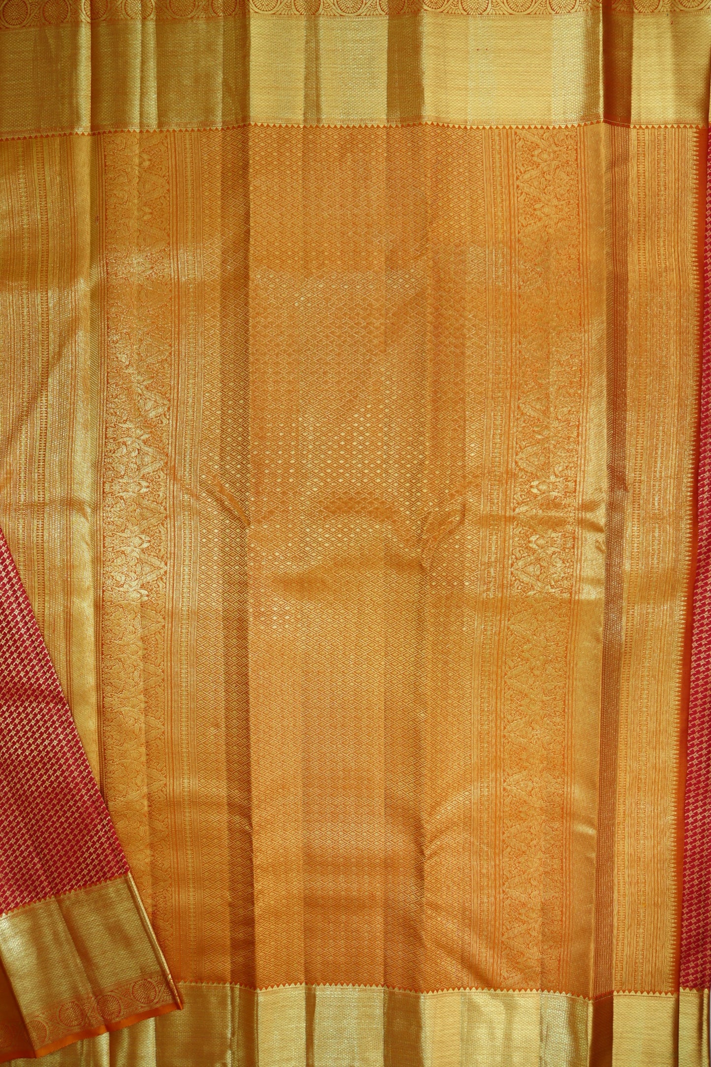 Traditional Red Kanjipuram Saree From Weavers and Best on Online