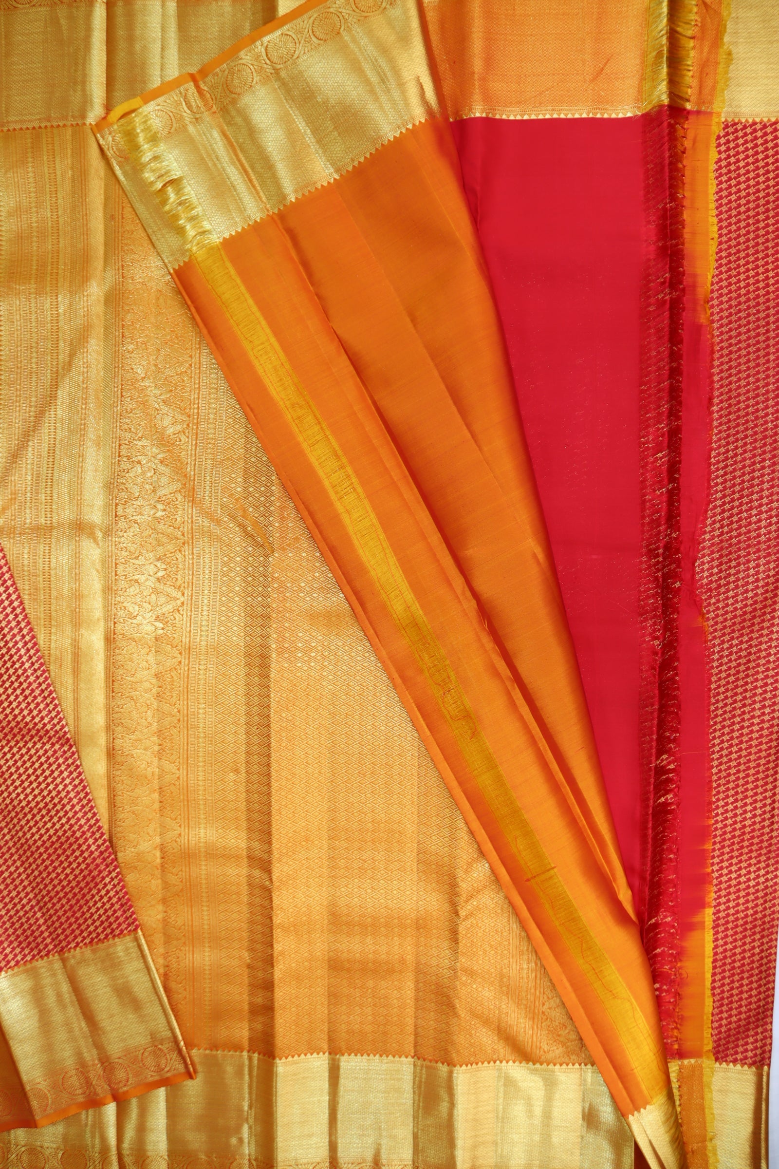 Traditional Red Kanjipuram Saree From Weavers and Best on Online