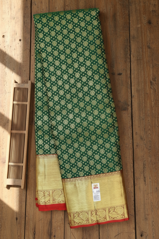 Classic Green Kanjipuram Saree