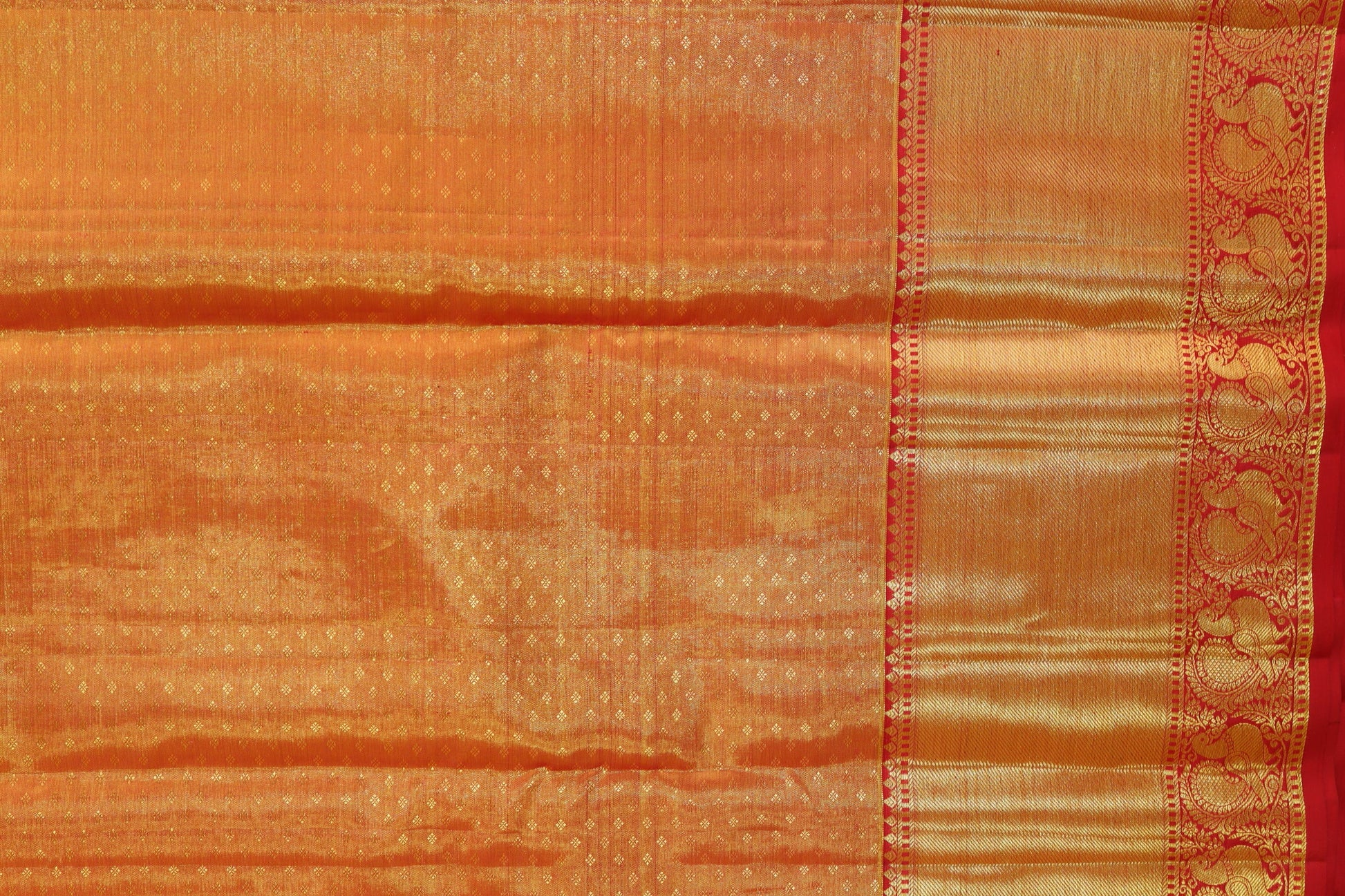 Regal Cream Kanjipuram Saree From Weavers and Best on Online