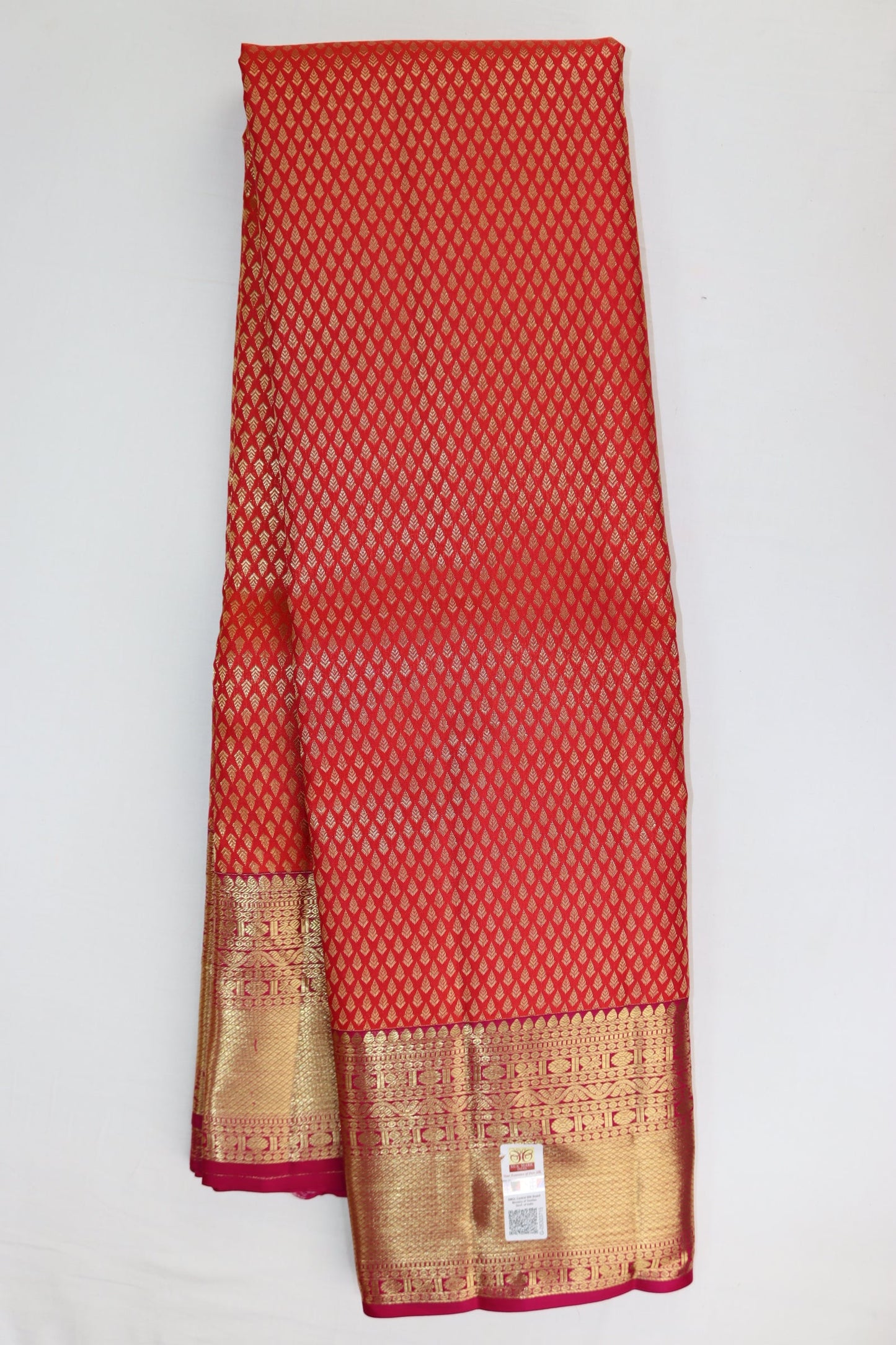 Opulent Red Kanjipuram Saree From Weavers and Best on Online