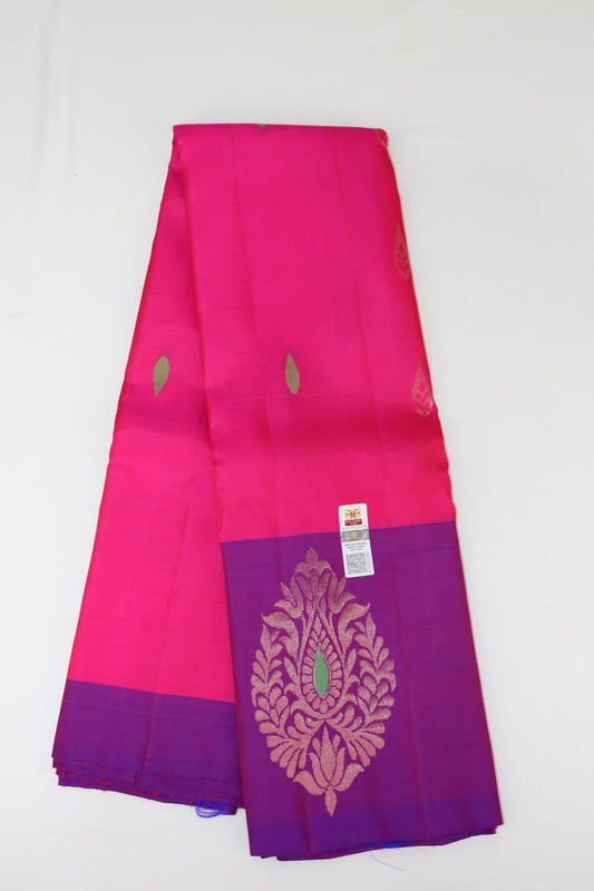 Traditional Pink Kanjipuram Saree From Weavers and Best on Online