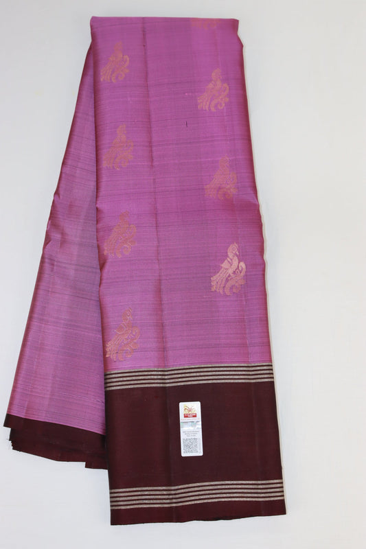 Trendy Pink Kanjipuram Saree From Weavers and Best on Online