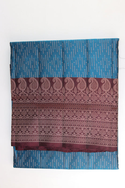 Amazing Blue Kanjipuram Saree From Weavers and Best on Online