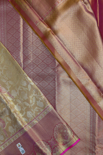 Rich Pastel Light Kachipuram Silk saree