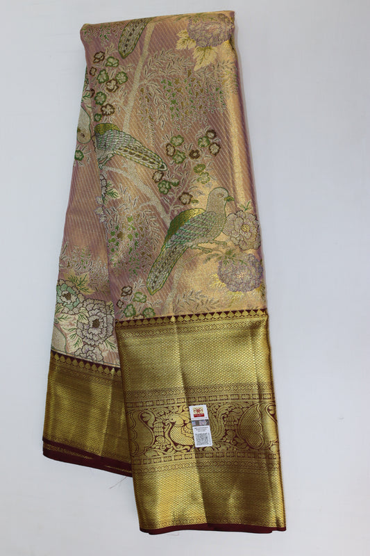 Rich Multi-color Kachipuram Silk saree