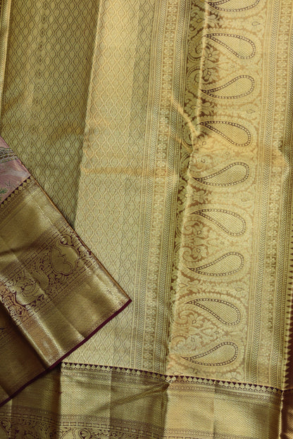 Rich Multi-color Kachipuram Silk saree