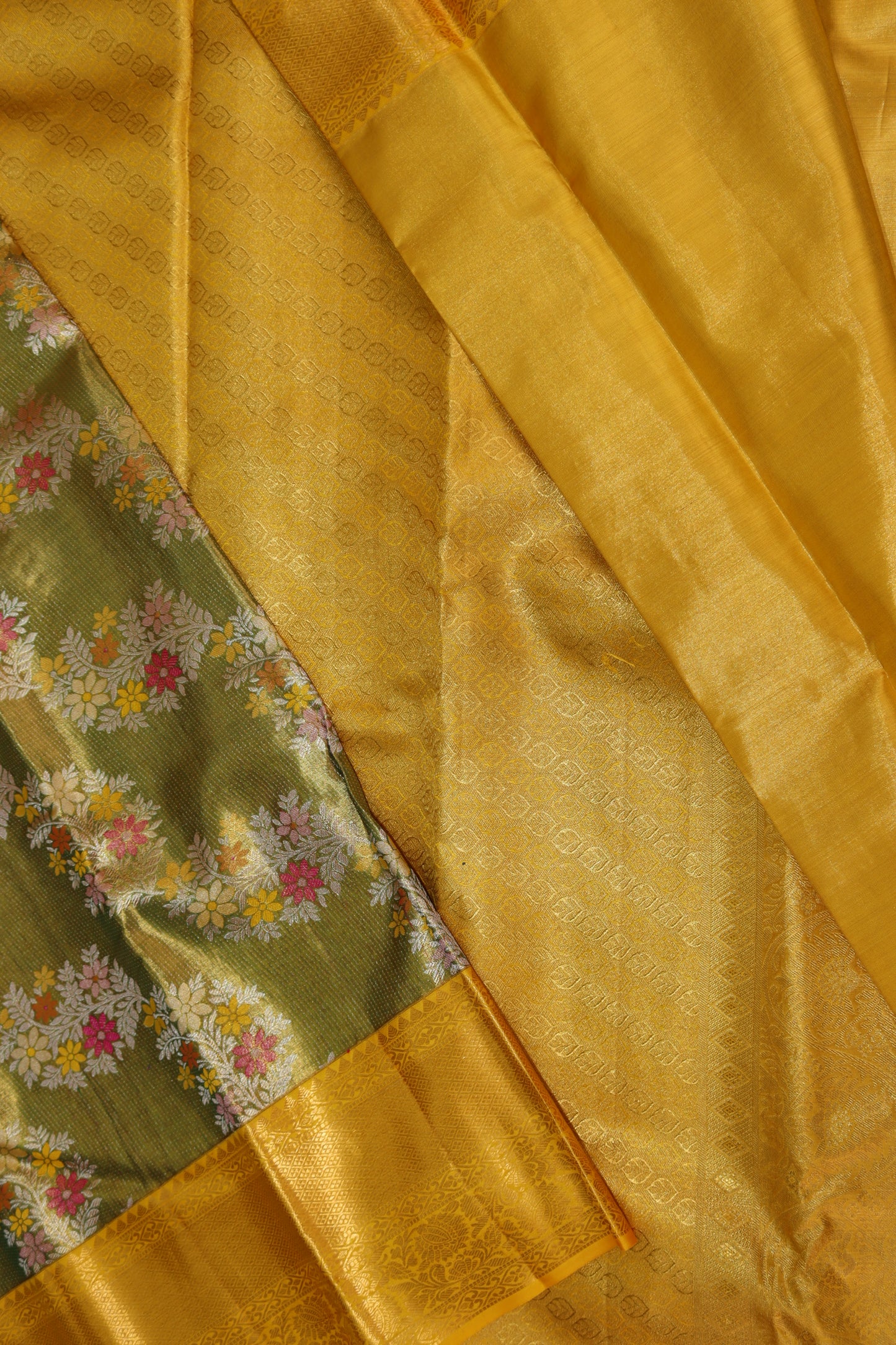 Amazing Pista Green Kachipuram Silk saree From Weavers and Best on Online