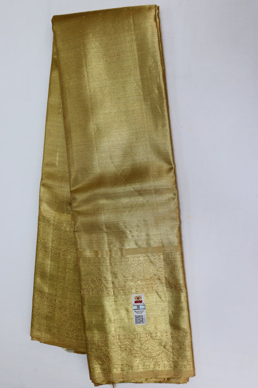 Timeless Gold Kanchipuram Silk Saree