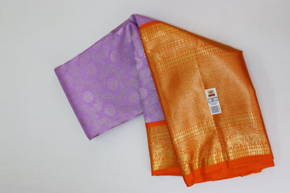 Exotic Violet Kanchipuram Silk Saree