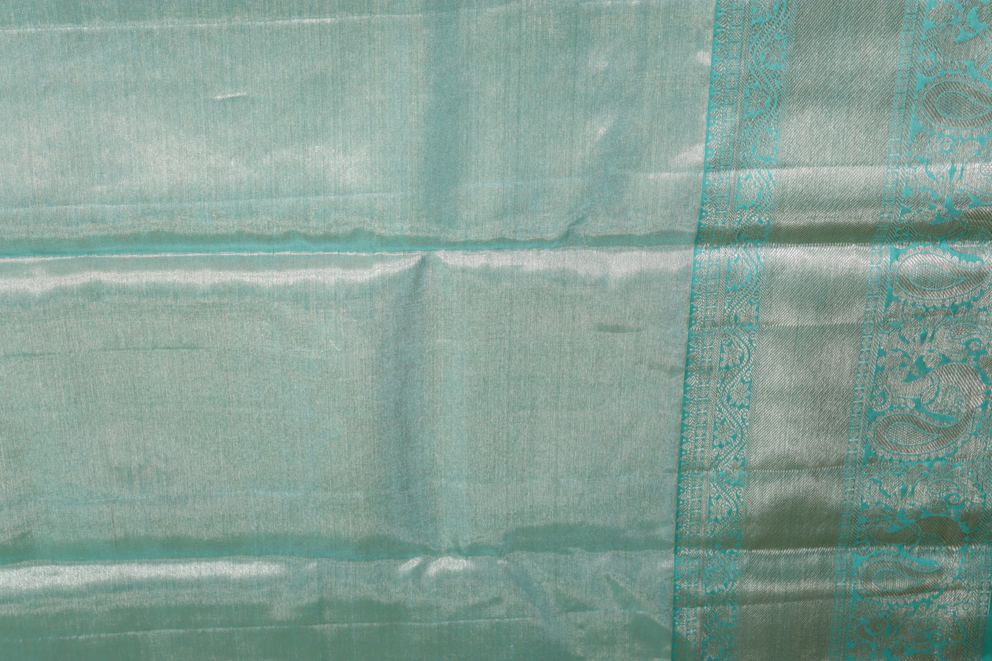 Exotic Sea Green Kanchipuram Silk saree - My First Saree