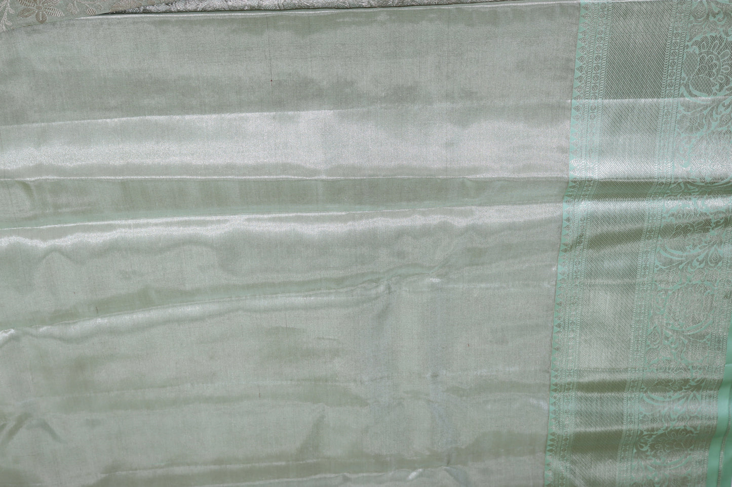 Classy Mint Green Kanchipuram Silk saree - My First Saree