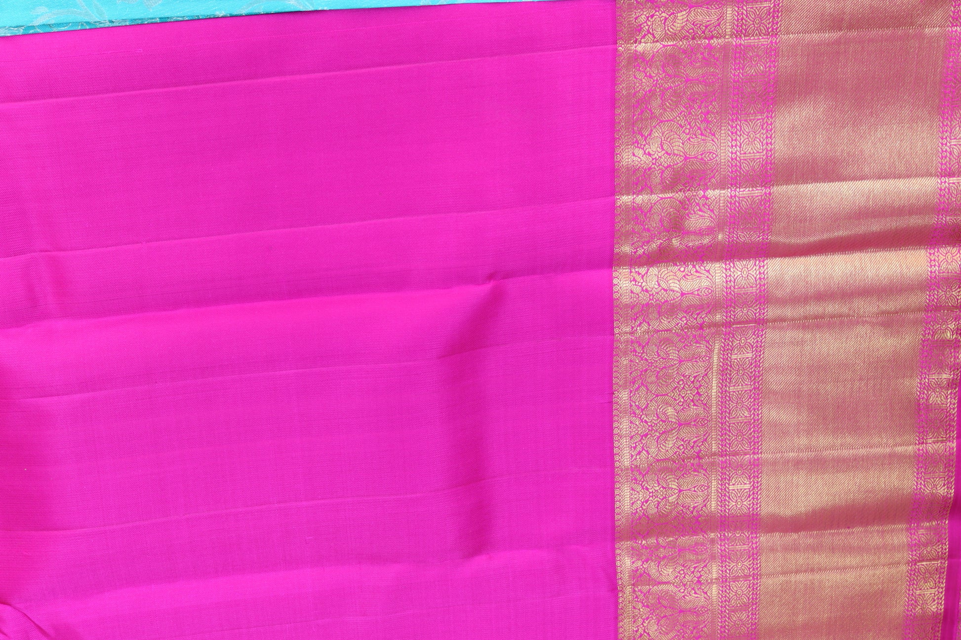Luxury Blue Kanchipuram Silk Saree From Weavers and Best on Online