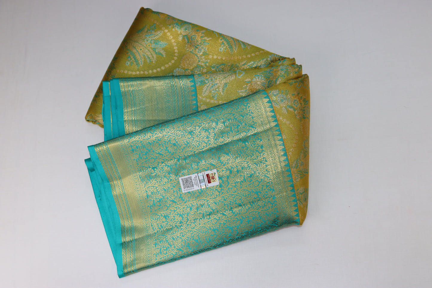 Classy Multi-color Kachipuram Silk saree