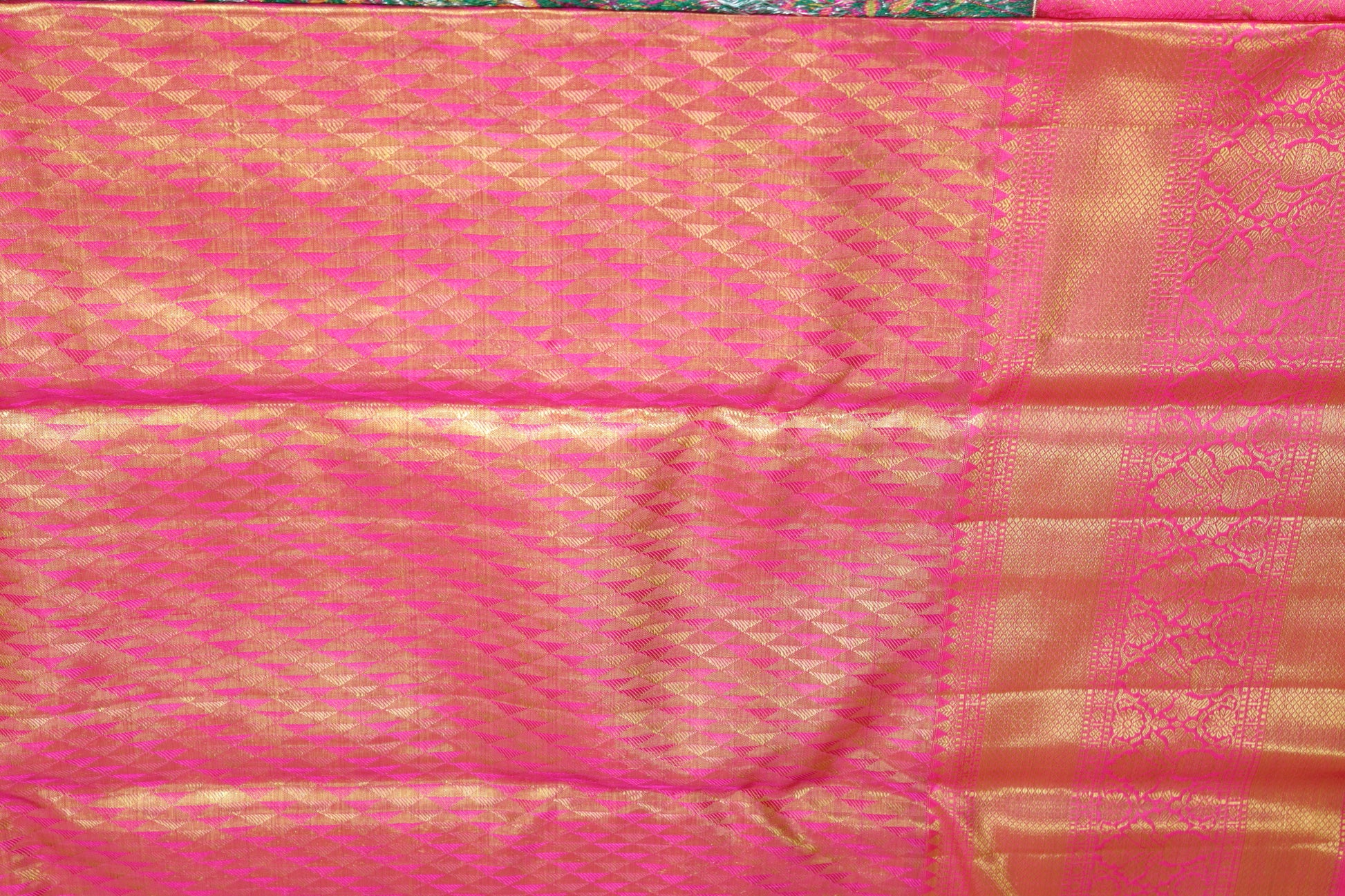 Traditional Yellow Kachipuram Silk saree From Weavers and Best on Online