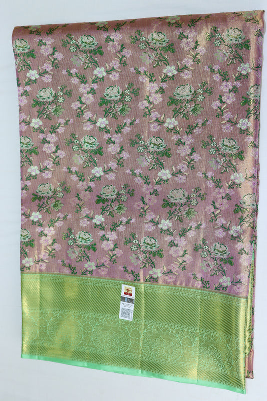 Rich Pink color Kachipuram Silk saree From Weavers and Best on Online