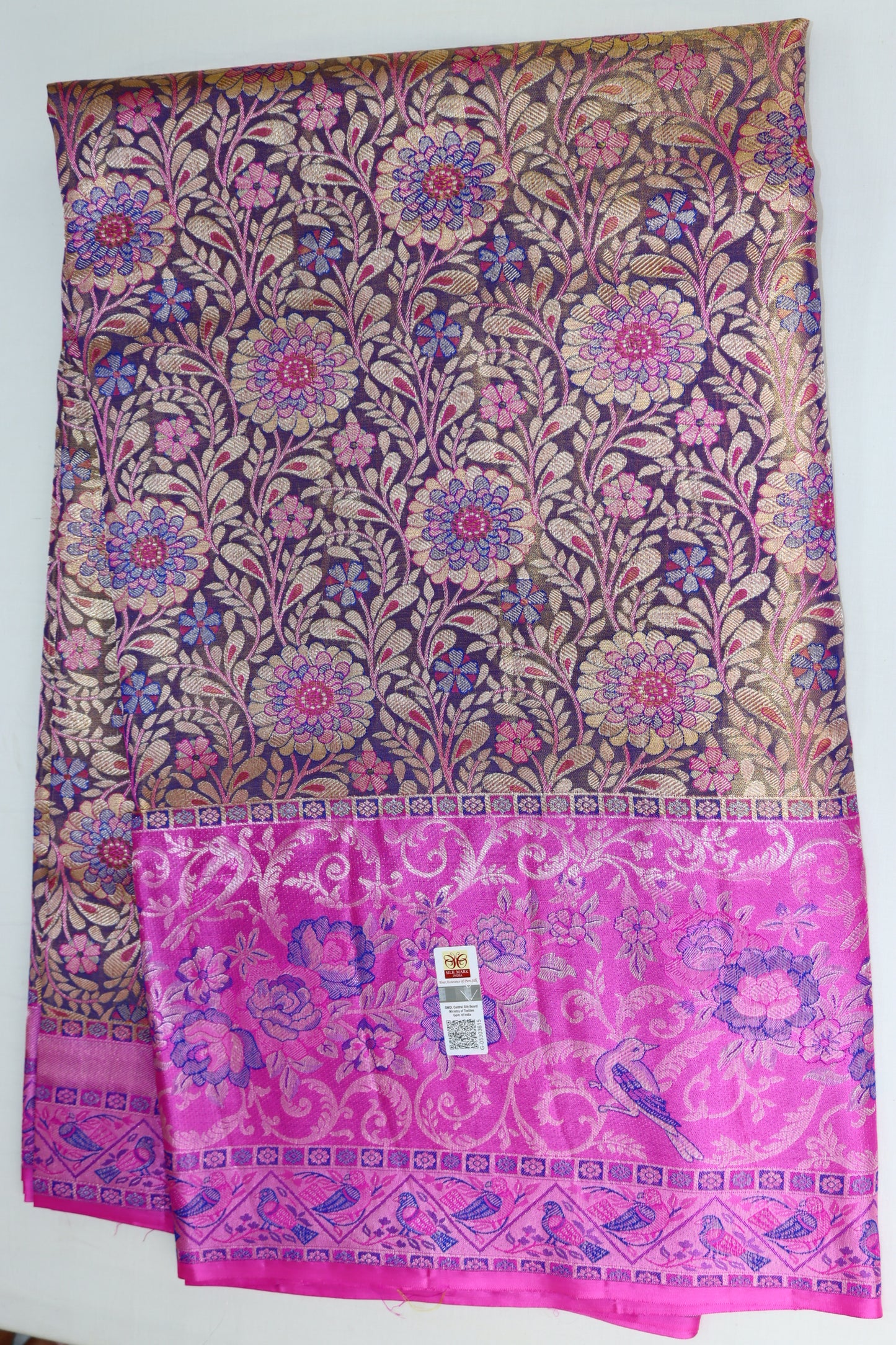 Traditional Multi-color Kanchipuram Silk saree