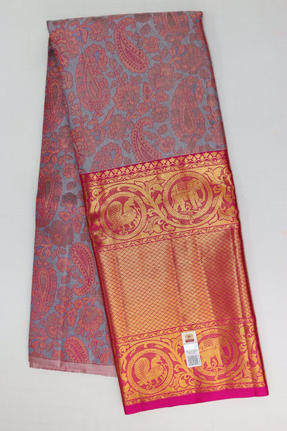 Timeless Multi-color Pure Kanchipuram Pattu Pavada From Weavers and Best on Online