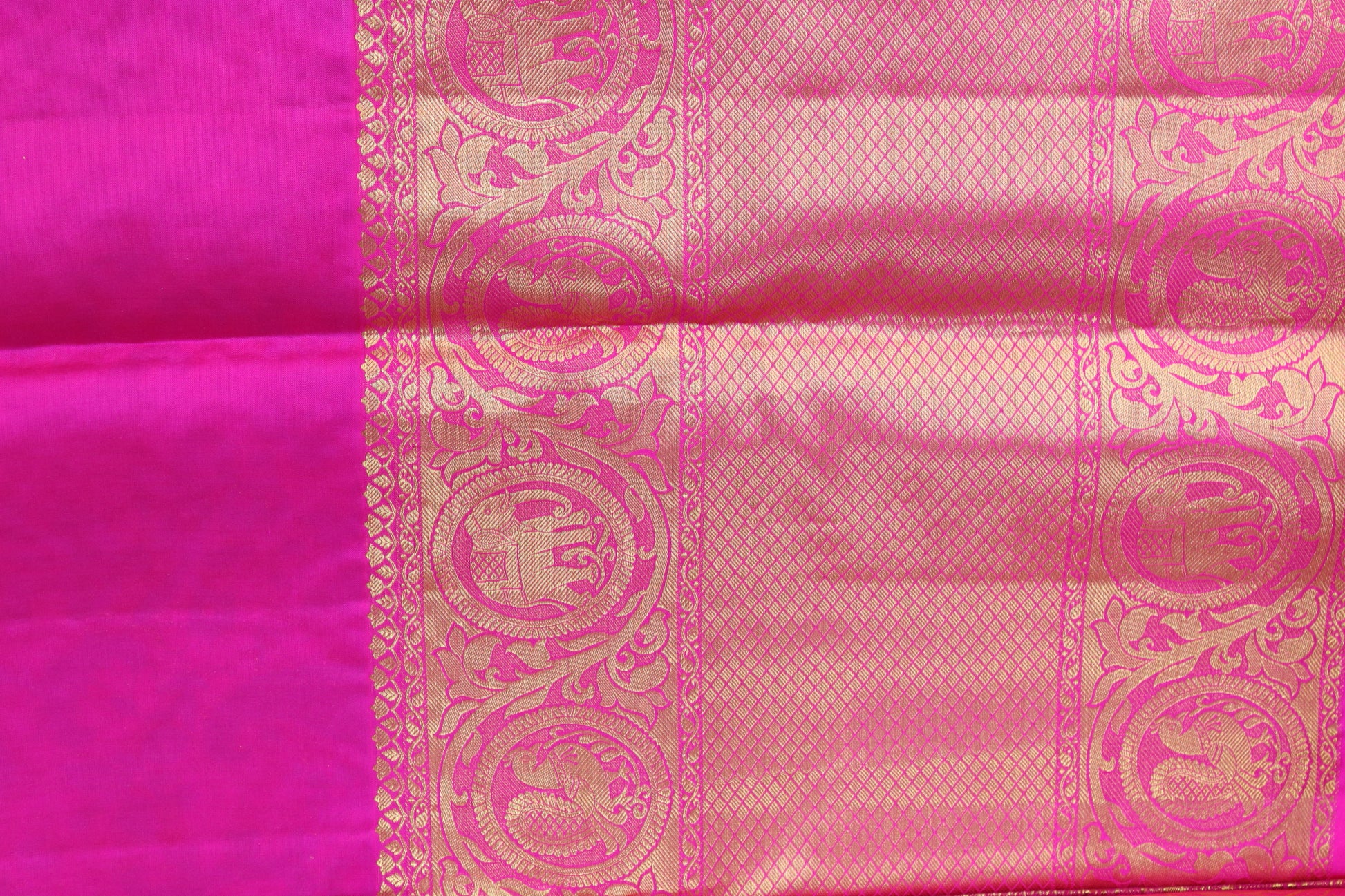 Timeless Multi-color Pure Kanchipuram Pattu Pavada From Weavers and Best on Online