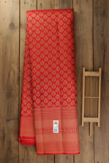 Rich Red Kanchipuram Silk saree