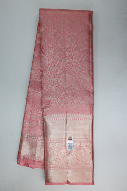 Classic Baby Pink Kanchipuram Silk saree