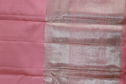 Classic Baby Pink Kanchipuram Silk saree