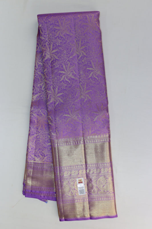 Regal Lavender Kanchipuram Silk saree