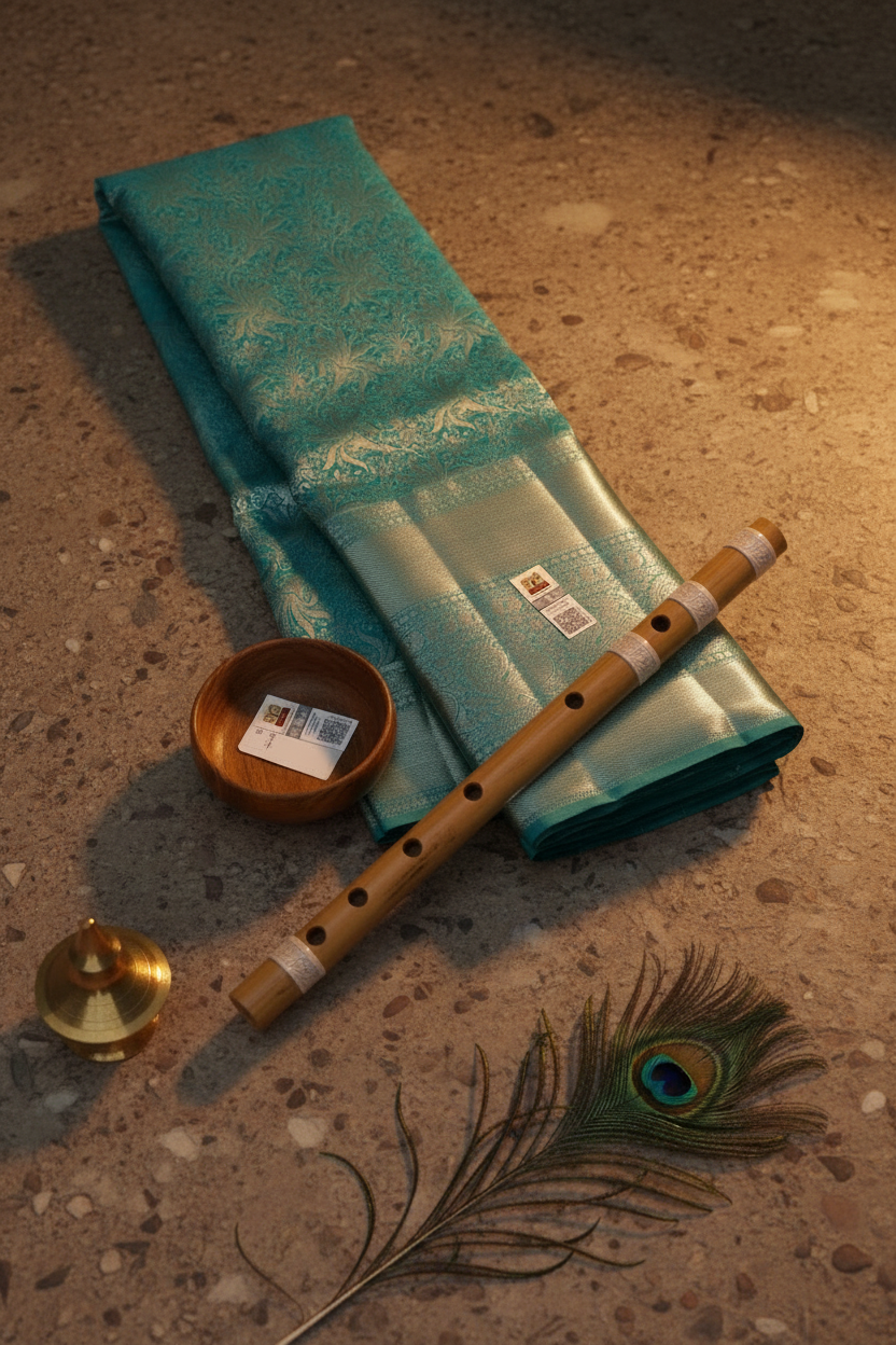 Amazing Sky Blue Kanchipuram Silk saree