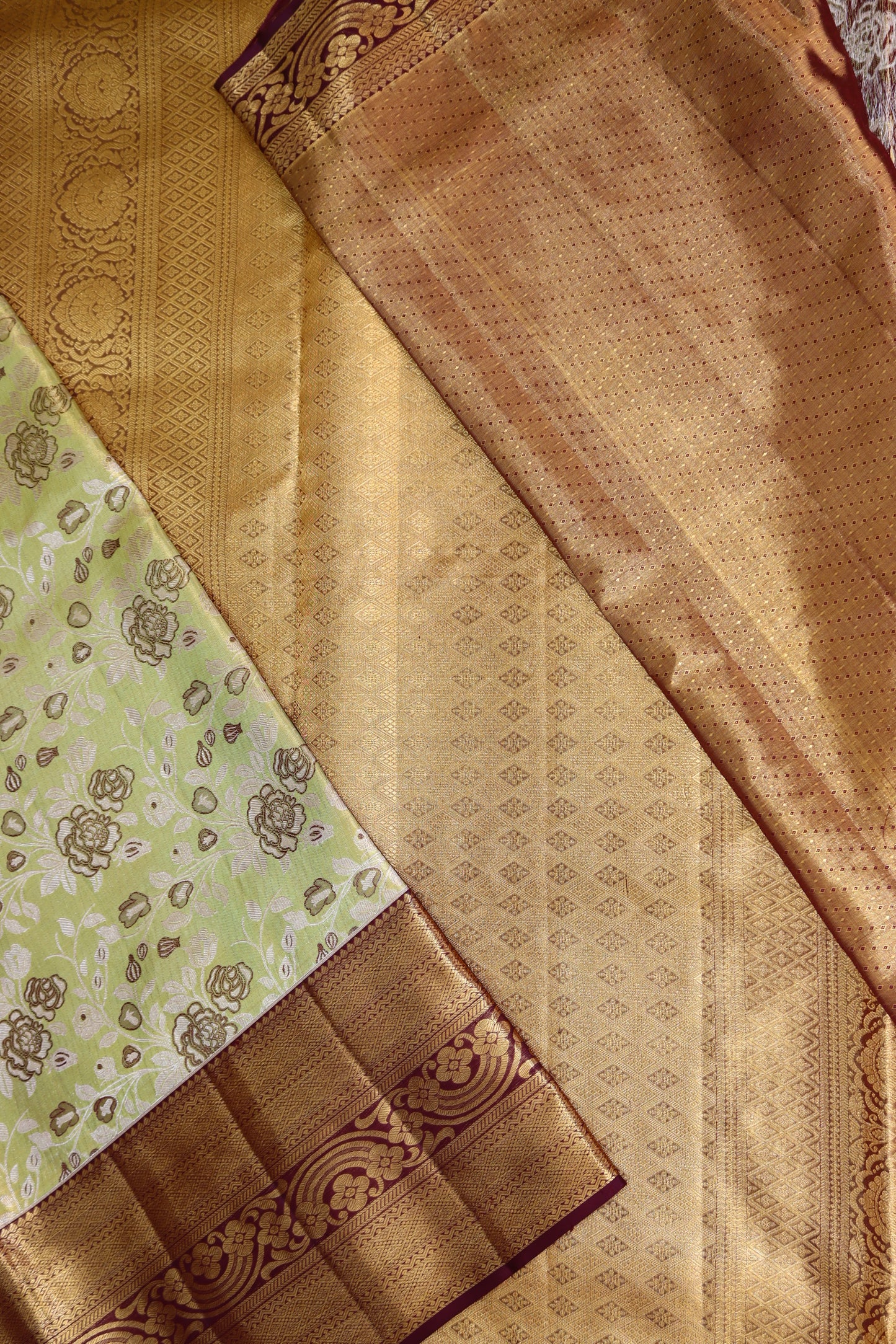 Stunning Yellow Pure Kanchipuram Silk saree From Weavers and Best on Online