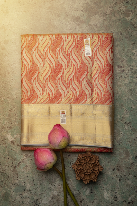 Trendy Multi-color Pure Kanchipuram Silk saree